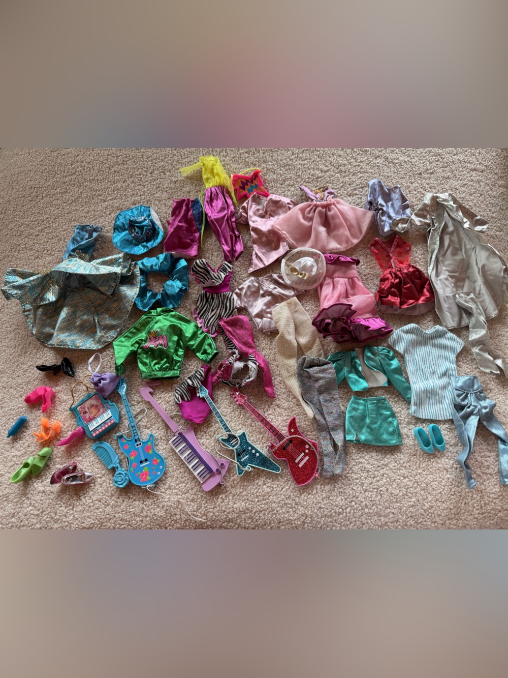 Vintage JEM clothes and accessories lot